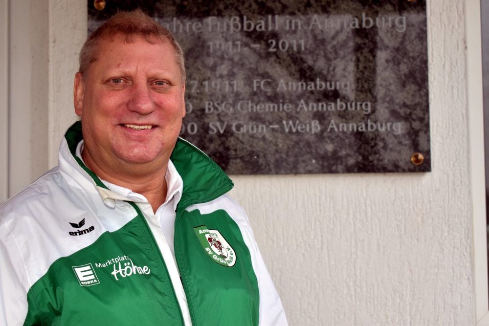 100 Jahre Fußball in Annaburg: Ein wenig an der Geschichte mit- und weitergeschrieben hat auch Thomas Harm.