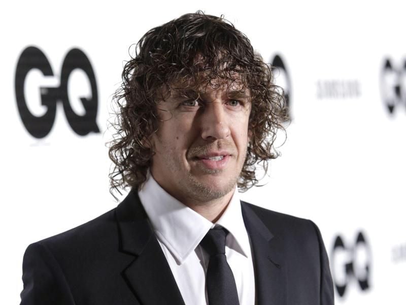 Weltmeister und Träger eine langen Haarpracht: Carles Puyol. Foto: Zipi/EFE