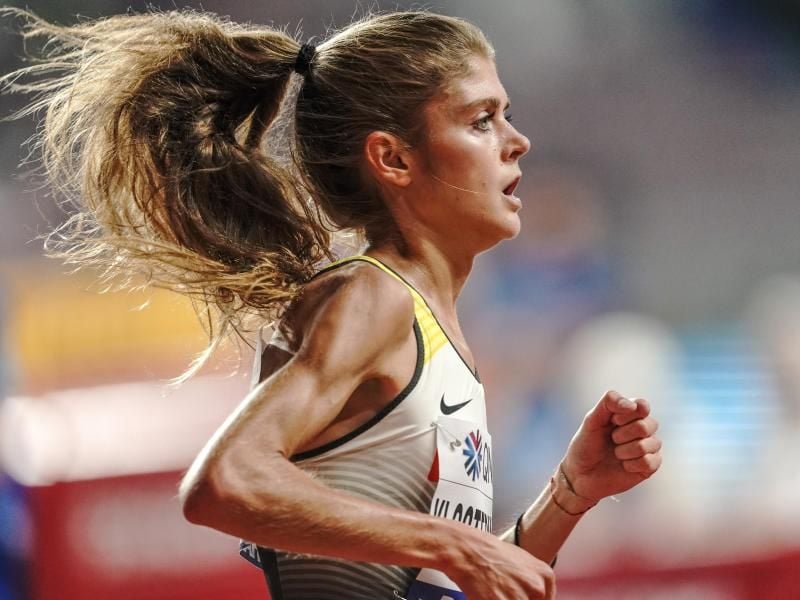 Konstanze Klosterhalfen sieht sich im Olympia-Jahr auf einem guten Weg. Foto: Michael Kappeler/dpa