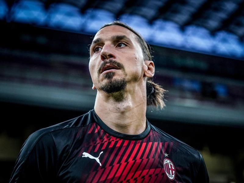 Der schwedische Stürmerstar Zlatan Ibrahimovic wurde positiv auf das Coronavirus getestet. Foto: Spada/Lapresse/Lapresse via ZUMA Press/dpa
