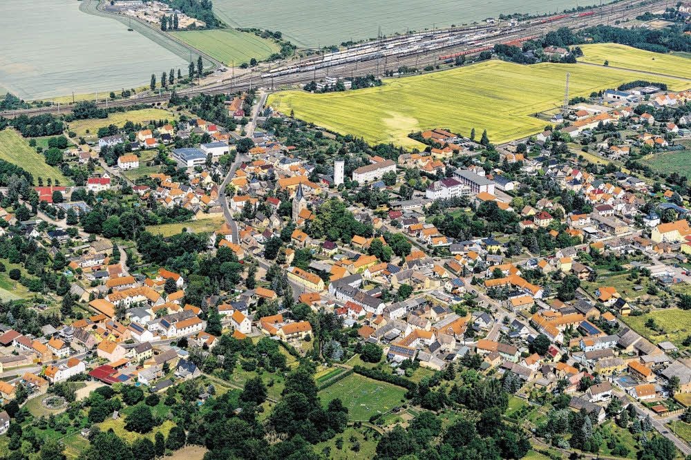 Luftbild von Großkorbetha