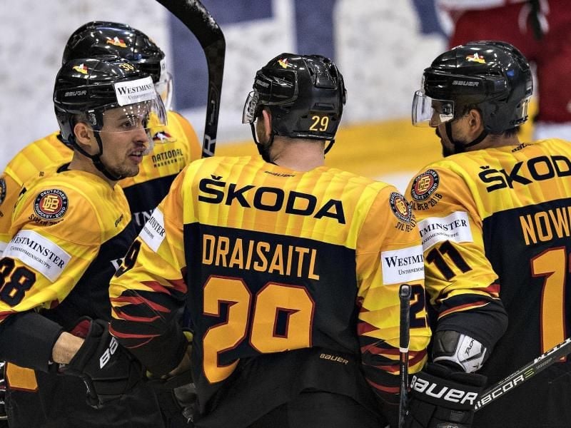 Das DEB-Team holte nur einen knappen 4:3-Sieg gegen Südkorea. Foto: Claus Fisker/Ritzau Sxanpix Foto/AP