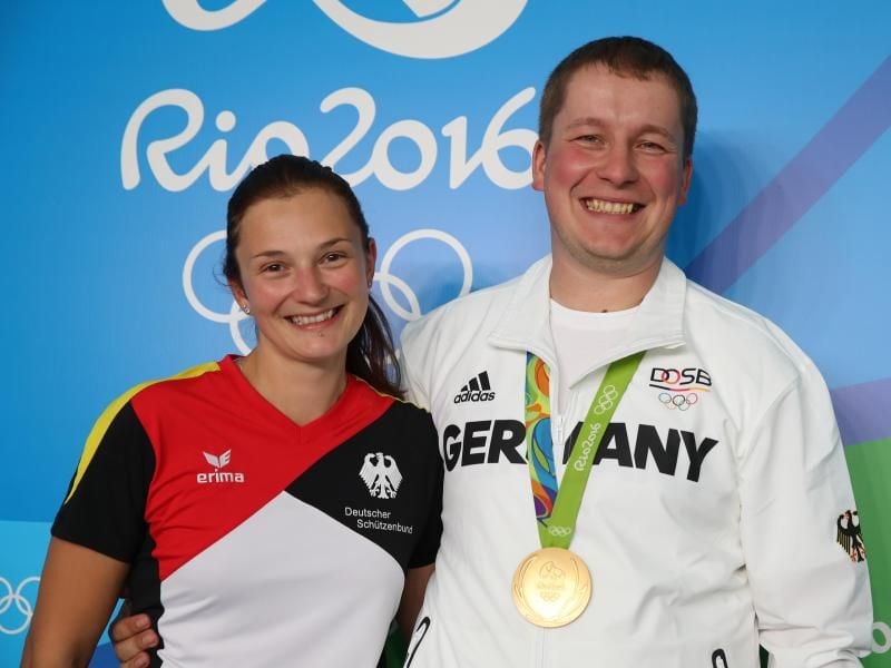 Sandra und Christian Reitz gewannen in Minsk die erste Medaille für Deutschland. Foto: Friso Gentsch
