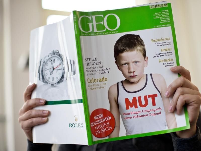 40 Jahre Reportage-Magazin „Geo”. Foto: Christian Charisius/Archiv