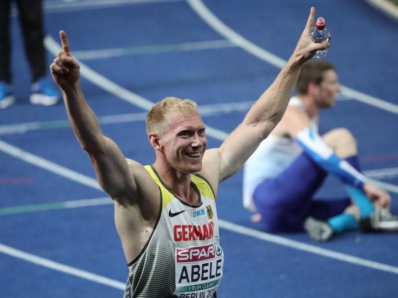 Zehnkämpfer Arthur Abele liegt bei der EM nach fünf Disziplinen auf Rang zwei. Foto: Michael Kappeler
