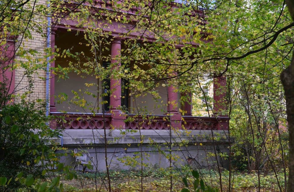 Der Garten der Villa am Advokatenweg, früher für die Lehre der Sprechwissenschaft genutzt, wuchert immer mehr zu.