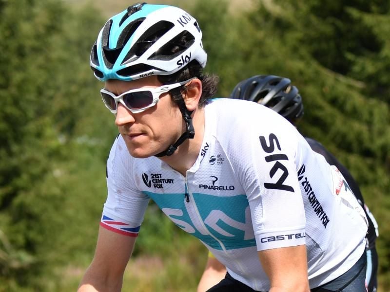 Der Toursieger von 2018 gilt nach einer holperigen Saison nicht gerade als Favorit der diesjährigen Frankreich-Rundfahrt: Geraint Thomas. Foto: Bernd Thissen