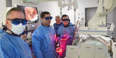 Das Ärzteteam des Robert-Bosch-Krankenhauses nahm die erste Operation dieser Art vor.