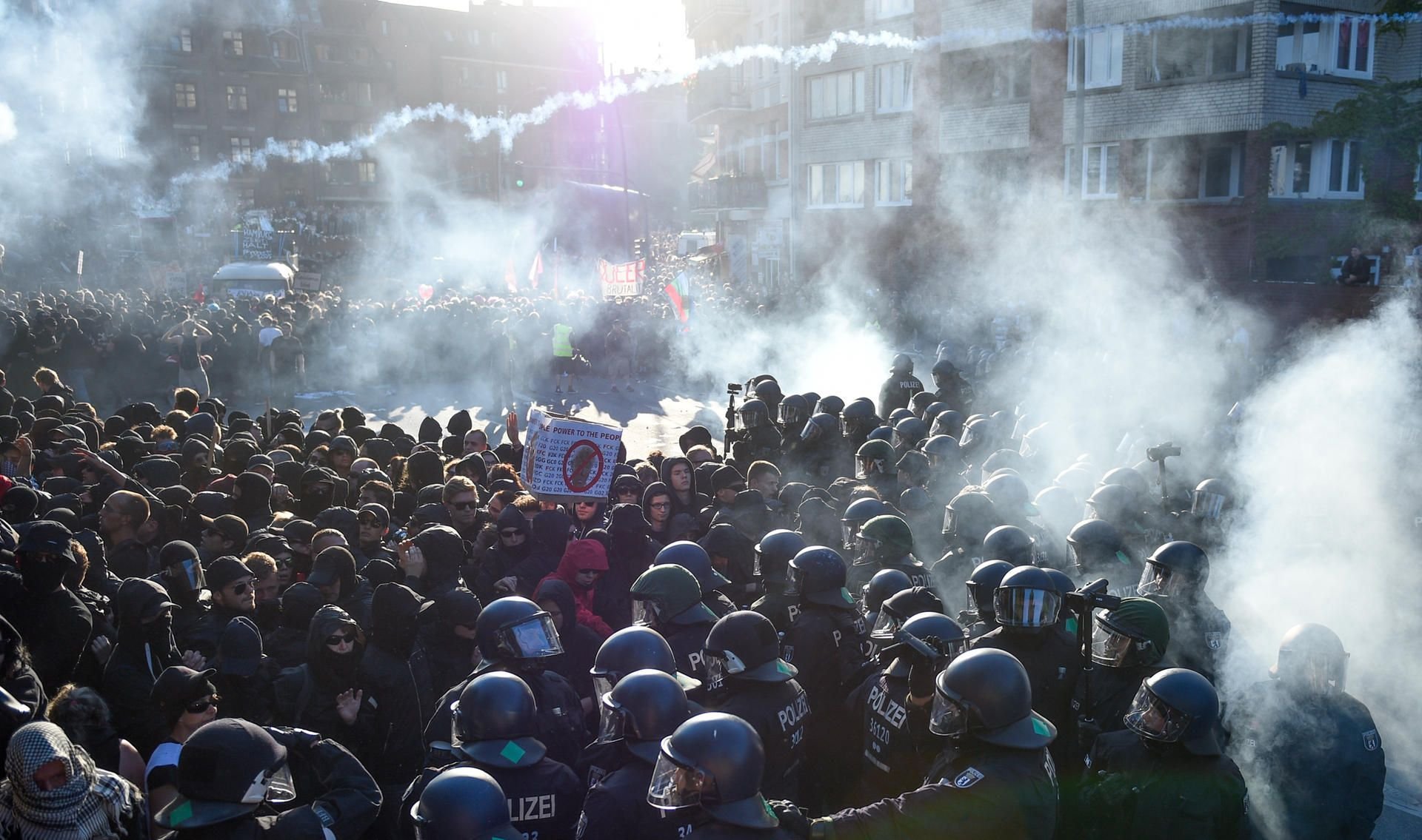 Die Anti-G20-Demo „Welcome to hell“ sorgte für massive Ausschreitungen in Hamburg.