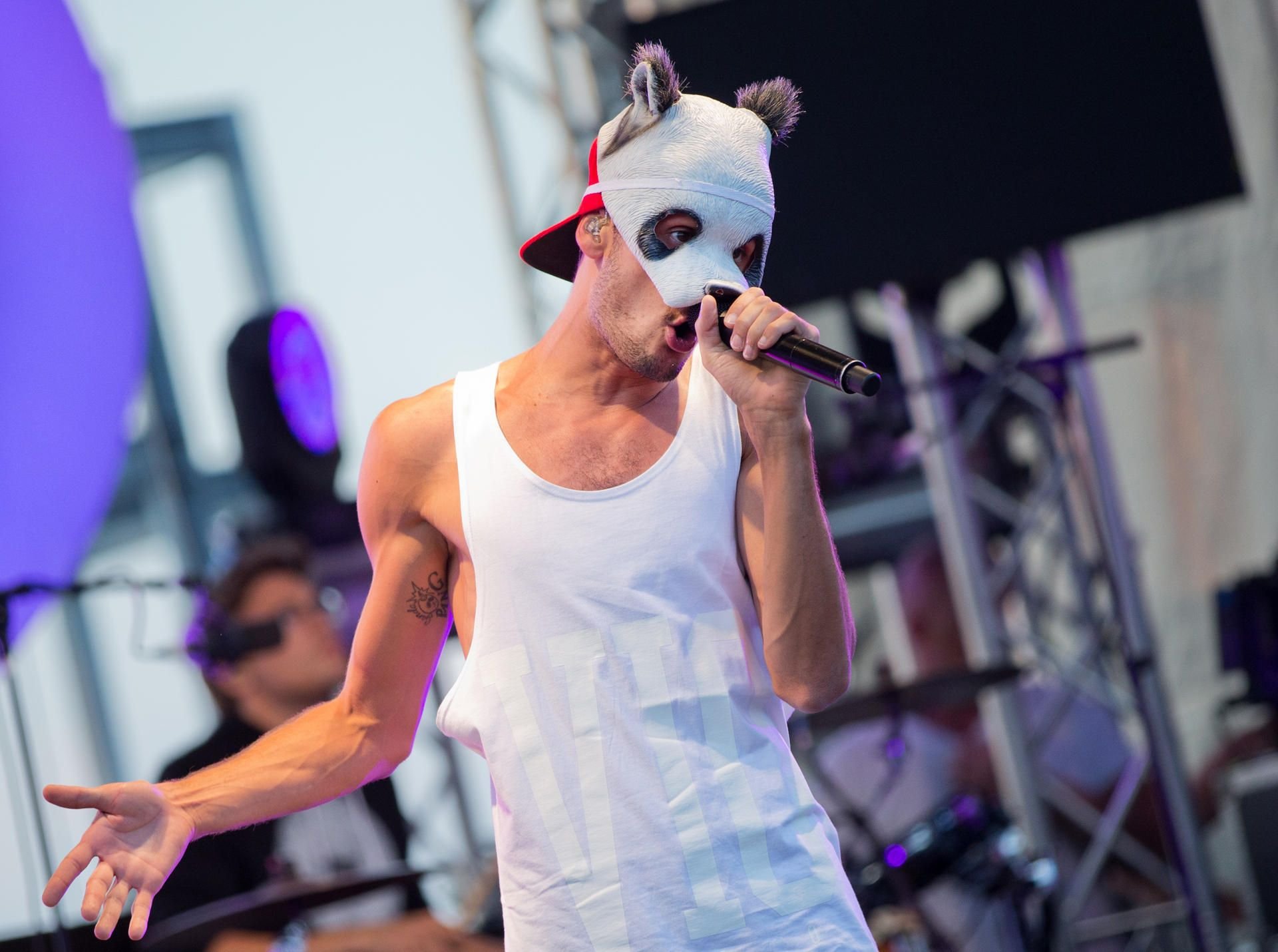 Rapper Cro tritt 2018 beim Spring Break in Pouch auf.