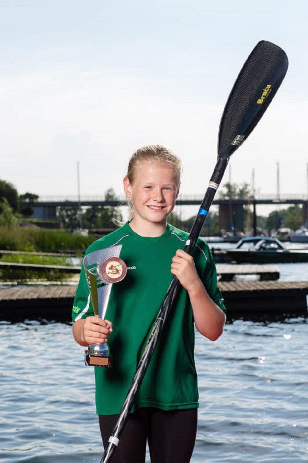 Die ersten Erfolge konnte die Kanutin bereits erpaddeln.