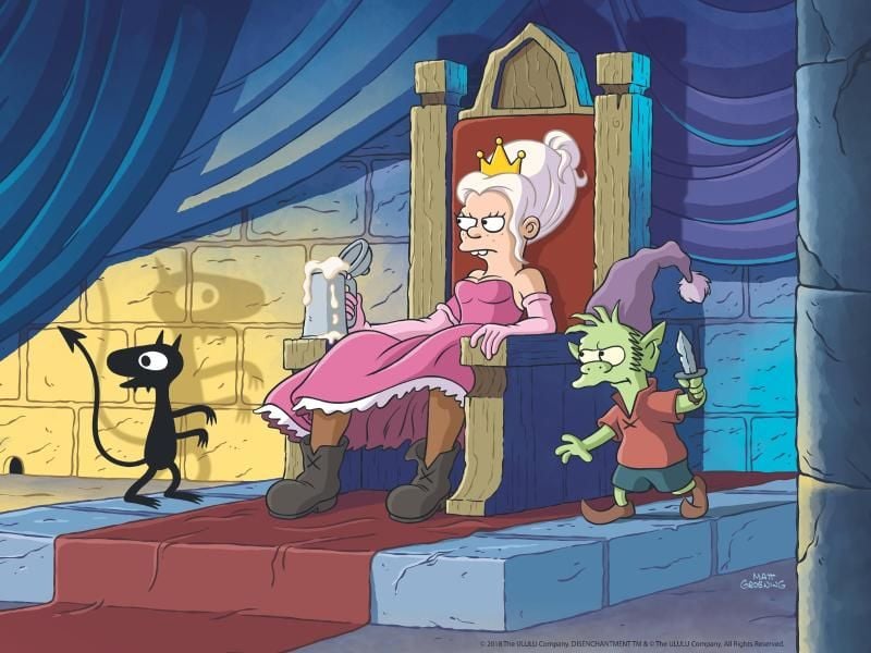 Prinzessin Bean feiert gern mit ihren Freunden Luci (l) und Elfo. Foto: Netflix
