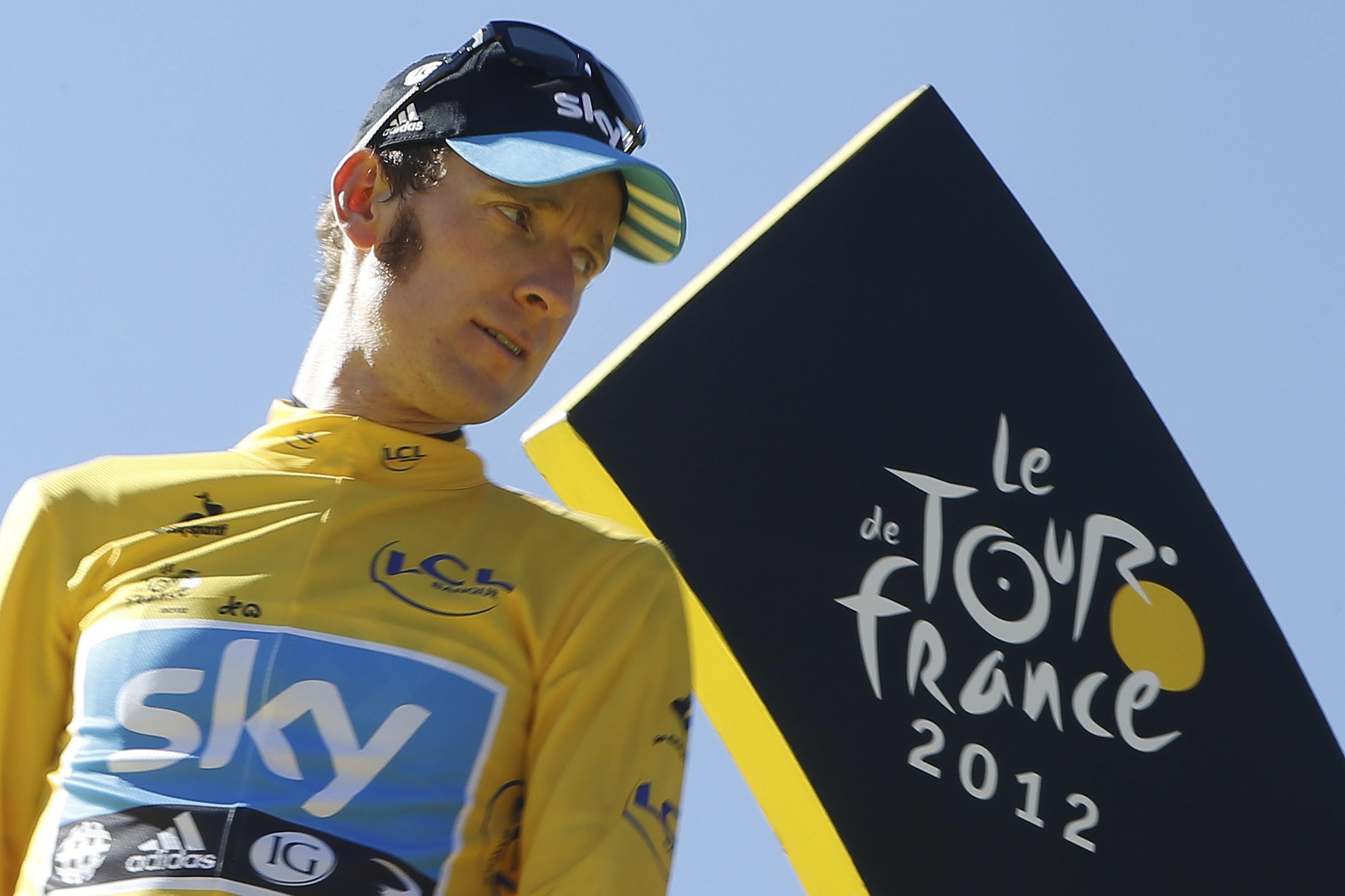 Sir Bradley Wiggins bei der Tour de France 2012.