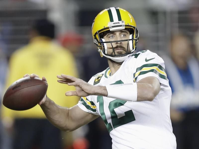 Vor Heilig Abend siegreich mit den Green Bay Packers: Aaron Rodgers. Foto: Ben Margot/AP/dpa