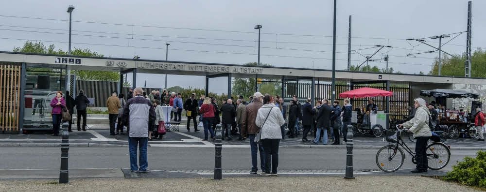 Täglich frequentieren etwa 400 Bahnreisende den Wittenberger Haltepunkt „Altstadt“.