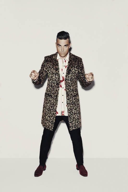 Robbie Williams, verheiratet, zwei Kinder, Beruf: Entertainer