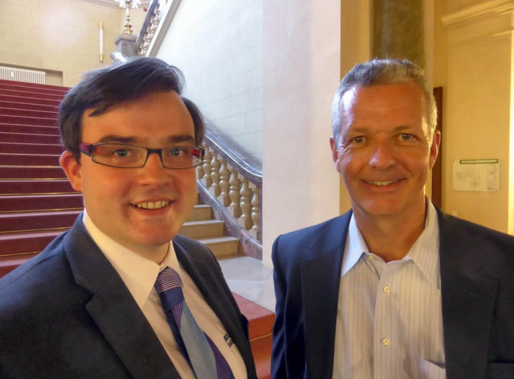 Jan Koppe (l.) und Terry Watkins