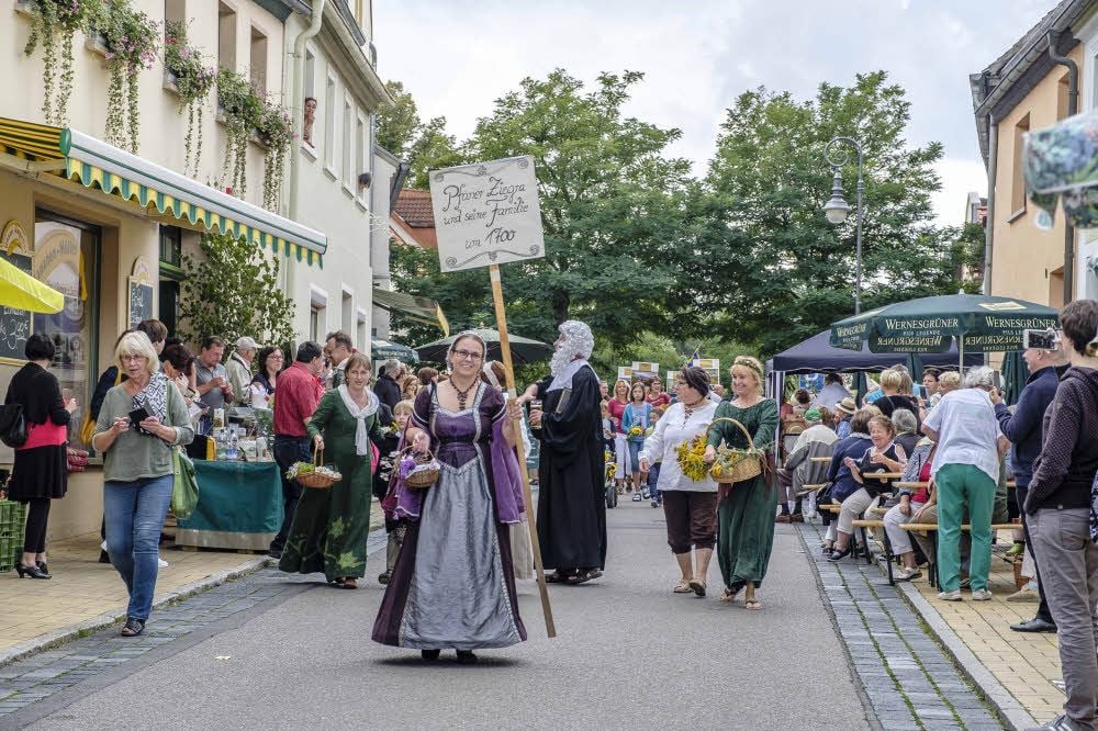Der Festumzug gehört zu den Höhepunkten des Margarethenfestes, das heute Abend beginnt und bis Sonntag dauert.