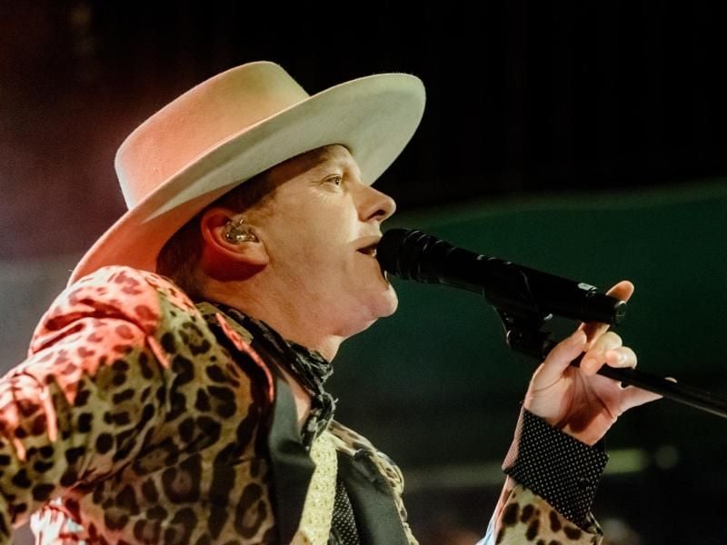 Der kanadische Schauspieler und Musiker Kiefer Sutherland im Hamburger Musikclub Grünspan auf. Foto: Markus Scholz