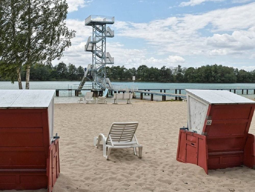 Das Strandbad Adria.