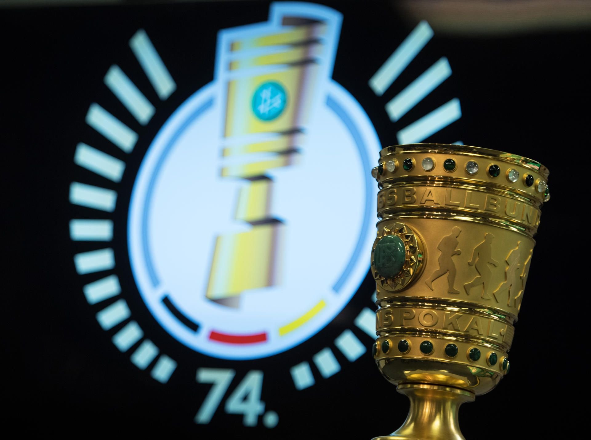 Die DFB-Pokal-Trophäe.