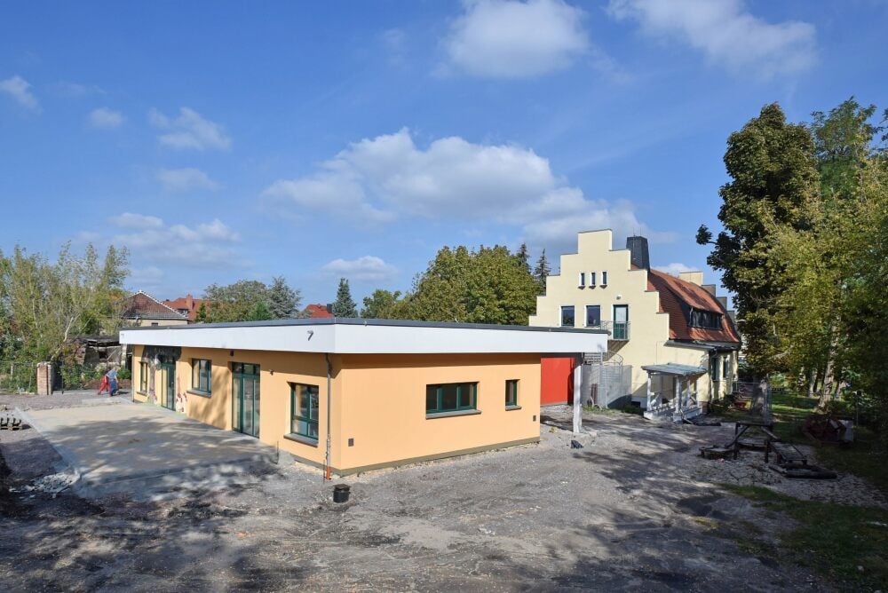 Am 30. Oktober wird der Anbau der Kita Pfingstanger eingeweiht.