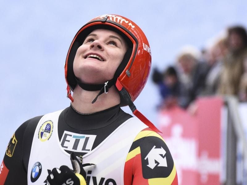 Setzt eine Saison aus: Dajana Eitberger. Foto: Ekaterina Lyzlova/AP