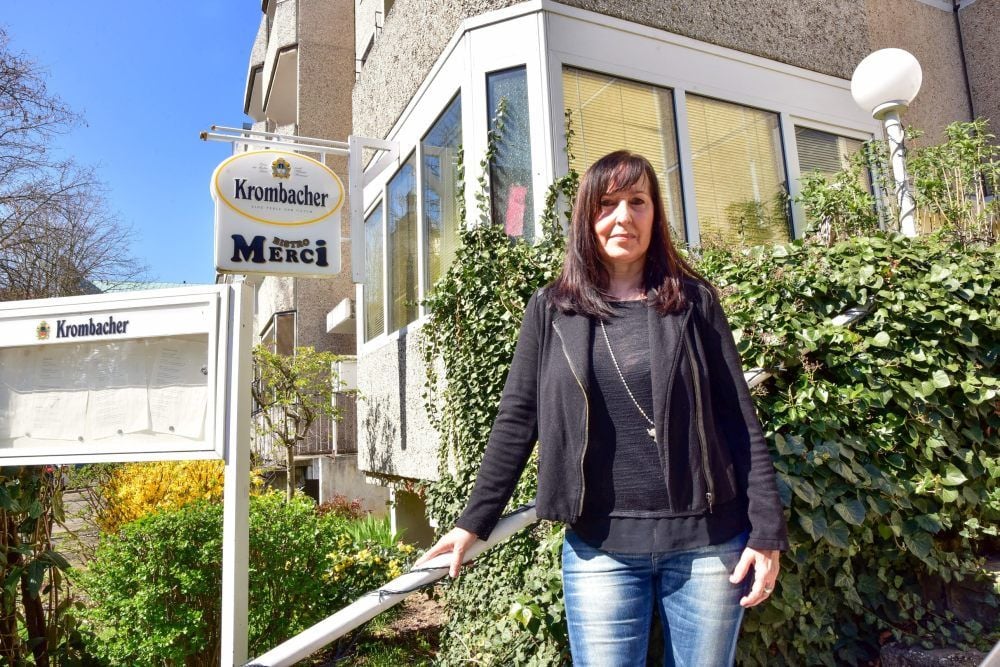 Christine Döring musste ihr Bistro Merci wegen der Corona-Pandemie schließen. Nun hofft sie auf das Soforthilfeprogramm des Landes.
