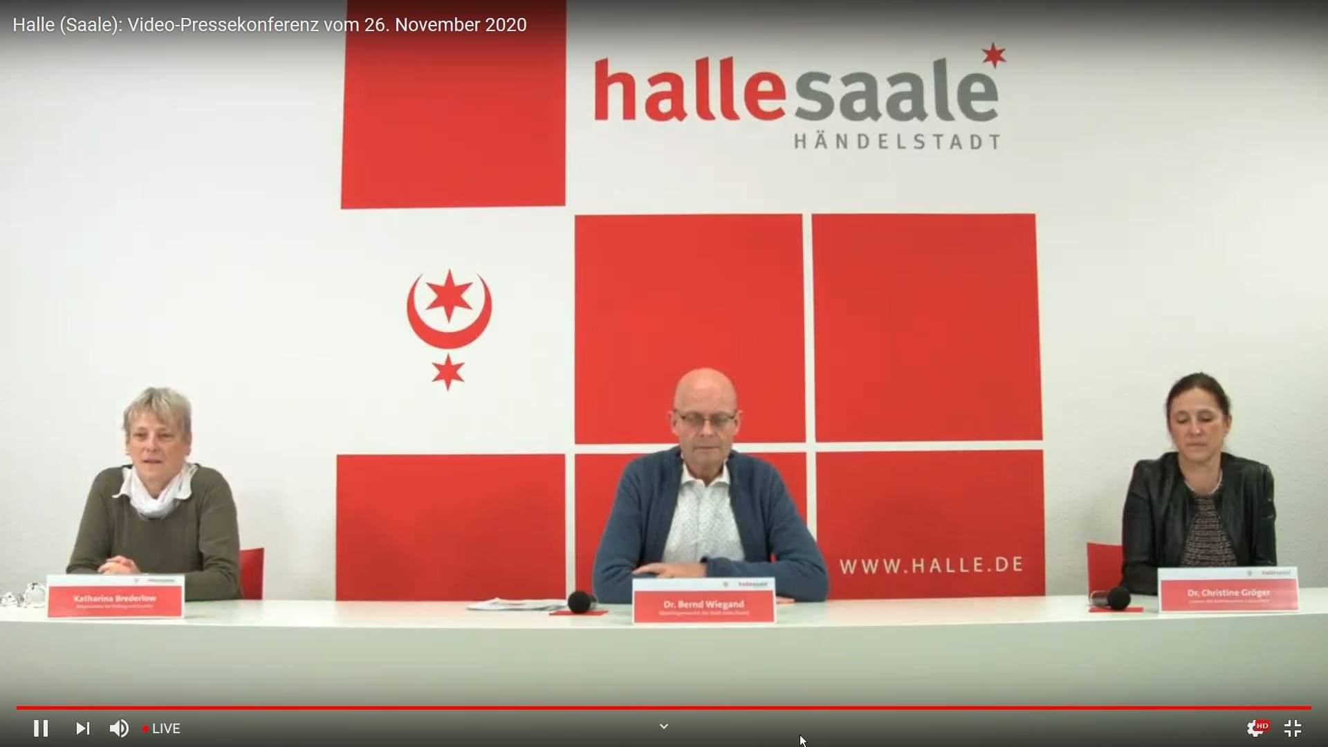 Video-Pressekonferenz vom 26. November 2020