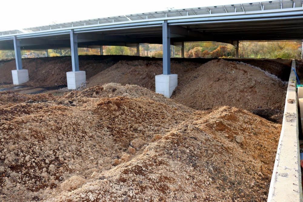 Noch ist Platz für den Klärschlamm auf der Köthener Kläranlage.
