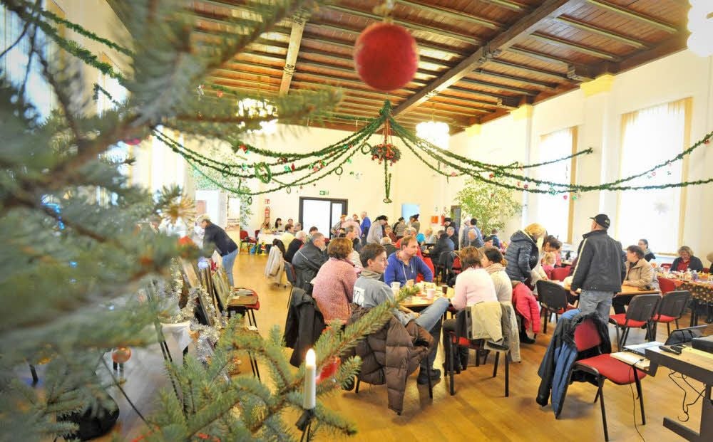 Auch für Weihnachtsfeiern wird der John-Schehr-Saal gerne genutzt.