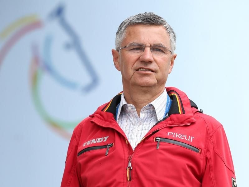 Otto Becker, der Cheftrainer der deutschen Springreiter. Foto: Friso Gentsch