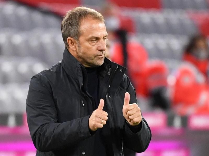 Trifft mit dem FC Bayern auf Underdog Düren: Coach Hansi Flick. Foto: Sven Hoppe/dpa