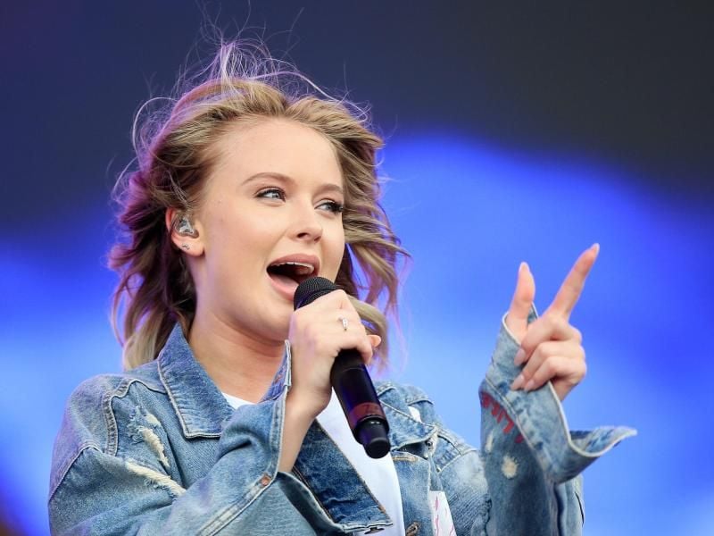 Die schwedische Sängerin Zara Larsson. Foto: Danny Lawson/Archiv
