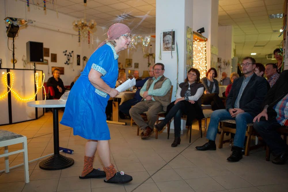 Angelika Andräs-Kautz nahm als „Martha“ im Damals die Stadt Zeitz und ihre Bewohner liebevoll, aber auch bissig auf die Schippe.