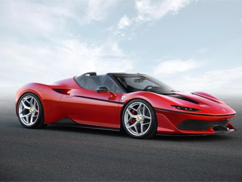 Rarität: Der 507 kW/690 PS starke Ferrari J50 für Japan in exklusiver Kleinstauflage von zehn Stück ist bereits ausverkauft. Foto: Ferrari