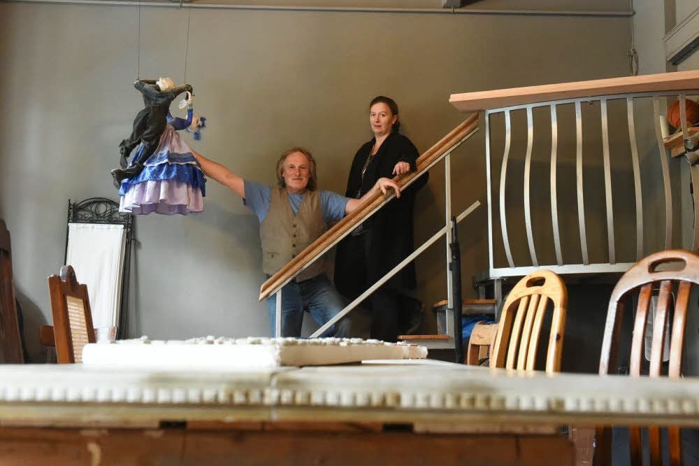 Theater und Lesungen, Keramikwerkstatt und Ferienprojekte: Holger Vandrich und seine Geschäftspartnerin Cecilie Schäfer arbeiten in Sachen Haus voller Ideen zusammen.