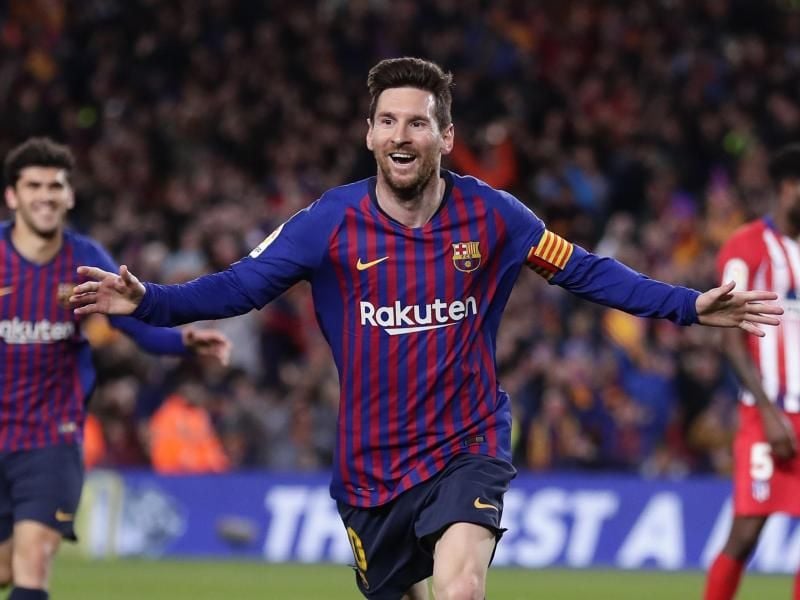 Superstar Lionel Messi muss mit dem FC Barcelona bei Manchester United antreten. Foto: Manu Fernandez/AP