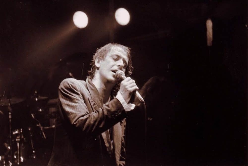 Rio Reiser bei seinem letzten Auftritt in Halle am 23. Mai 1996