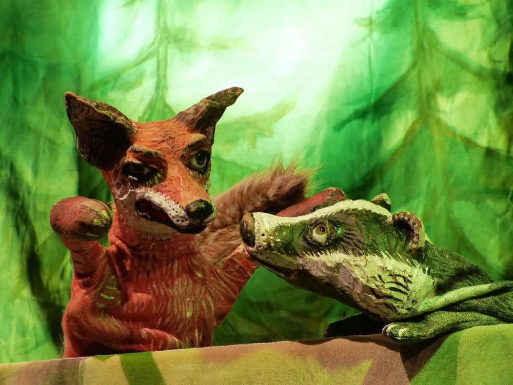 Fuchs und Dachs wurden von Peter Lutz gestaltet.