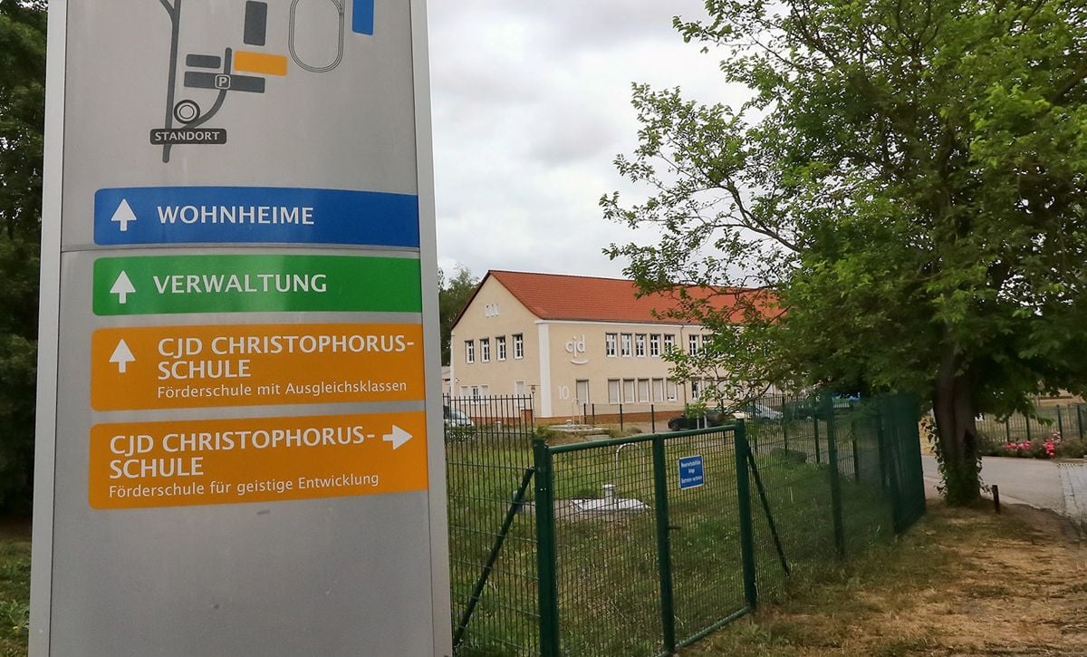 Wohnungen des CJD in der Hasentorstraße in Sangerhausen: Hier passierte der tragische Unfall.