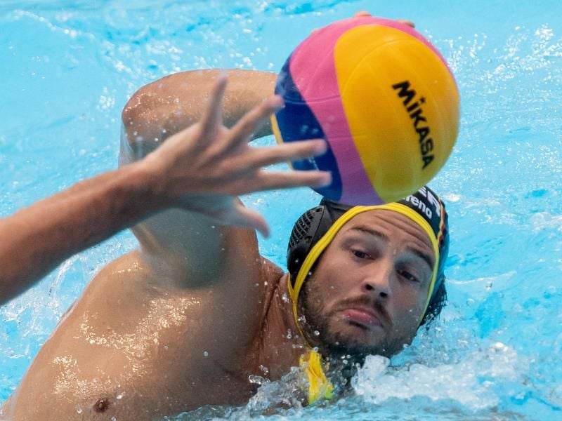 Führte die deutschen Wasserballer zum Sieg gegen Brasilien: Marko Stamm. Foto: Bernd Thissen