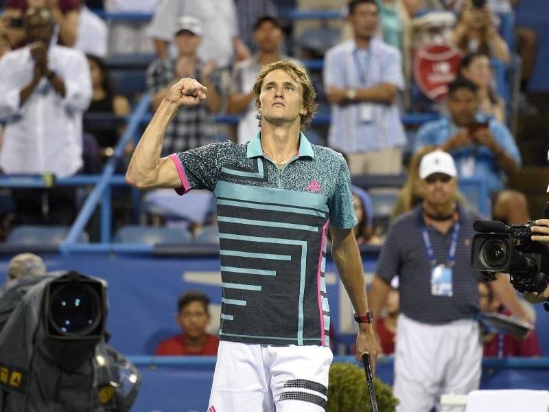 Steht in Washington erneut im Finale: Titelverteidiger Alexander Zverev. Foto: Nick Wass/AP