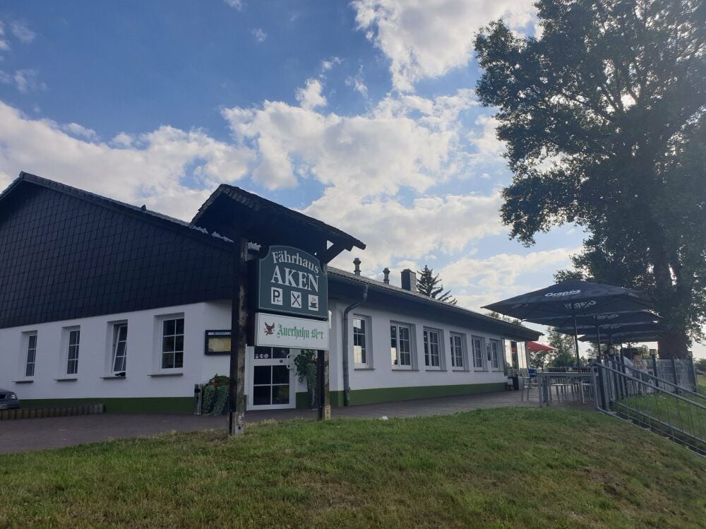 Das Fährhaus in Aken.