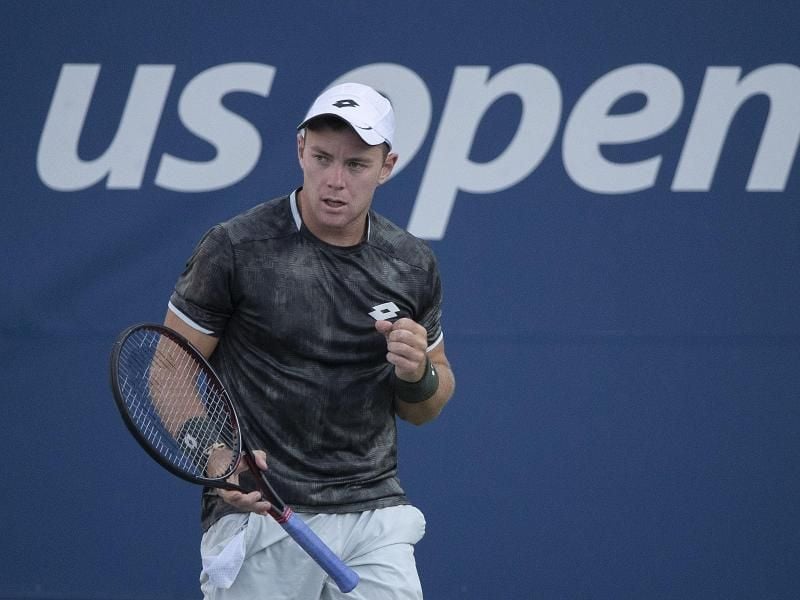 Steht in New York im Achtelfinale: Dominik Koepfer. Foto: Javier Rojas/Pi/Prensa Internacional via ZUMA