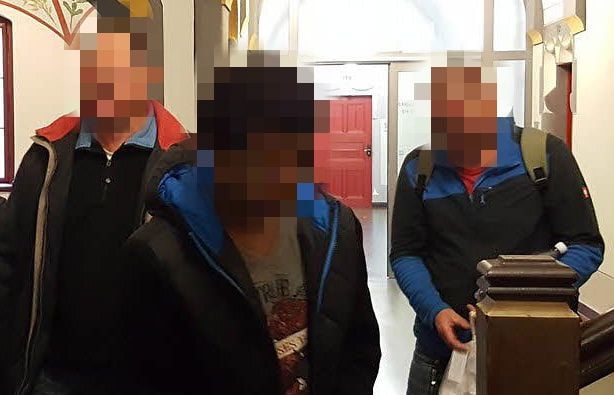 Der Angeklagte im Landgericht