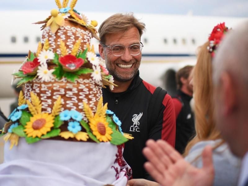 Will auch nach dem Königsklassen-Endspiel gegen Real Madrid Grund zum Lachen haben: Liverpool-Coach Jürgen Klopp. Foto: Getty/dpa