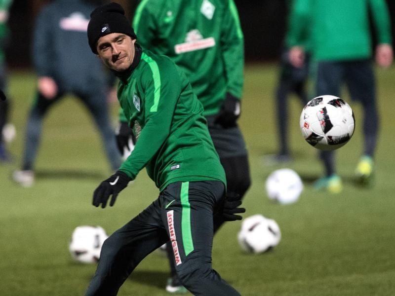 Thomas Delaney erhöht die Konkurrenzsituation im Mittelfeld von Werder Bremen. Foto: Ingo Wagner