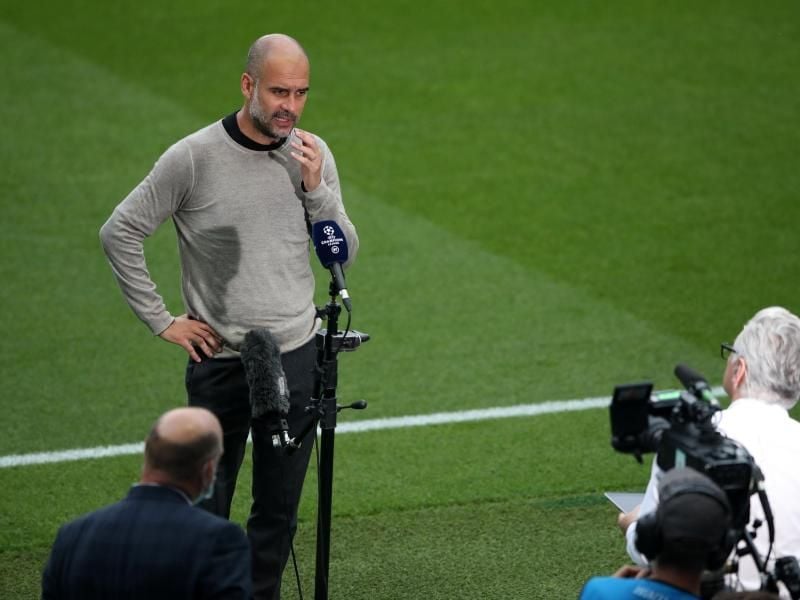 Muss bei Man City endlich auch international liefern: Starcoach Pep Guardiola. Foto: Nick Potts/NMC Pool/PA Wire/dpa