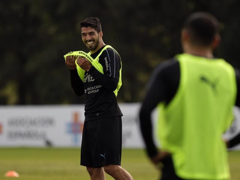 Führt das WM-Aufgebot Uruguays an: Superstar Luis Suárez vom FC Barcelona. Foto: Matilde Campodonico/AP